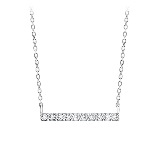 Horizontal Bar Kette Silber